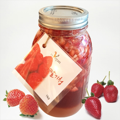 비건 딸기청(겨울,봄) 1.25kg / 채식 비건식품, 냉장배송