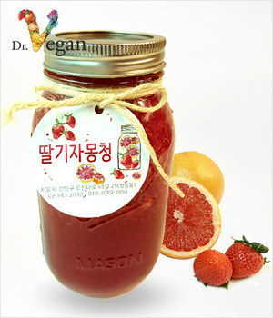 비건 딸기자몽청 1.25kg(겨울,봄) / 채식 비건식품, 냉장배송