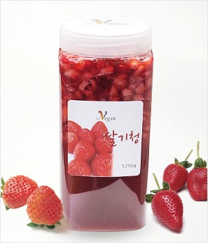 비건 딸기청(겨울,봄) 1.25kg / 채식 비건식품, 냉장배송
